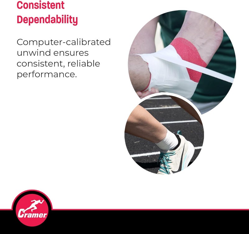 Cramer Team Color Athletic Tape - 1.5" x 10 Yard Roll, Pack of 6, Ideal for Ankle and Wrist Support - Image 5